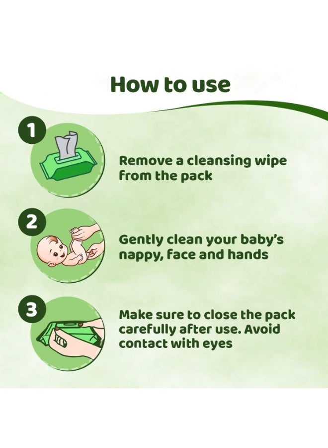 Chicco Baby Moments Soft Cleansing Baby Wipes, Ideal for Nappy, Face and Hand, Dermatologically Tested, Paraben Free, Fliptop Pack (72 Sheets), White - Image 3